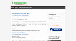 Desktop Screenshot of e-ingenieur.info